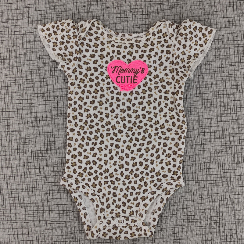 Body con estampado de animal print "mommy's CUTLE"