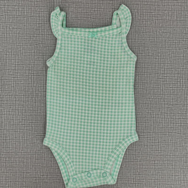 Body blanco con diseño de cuadritos