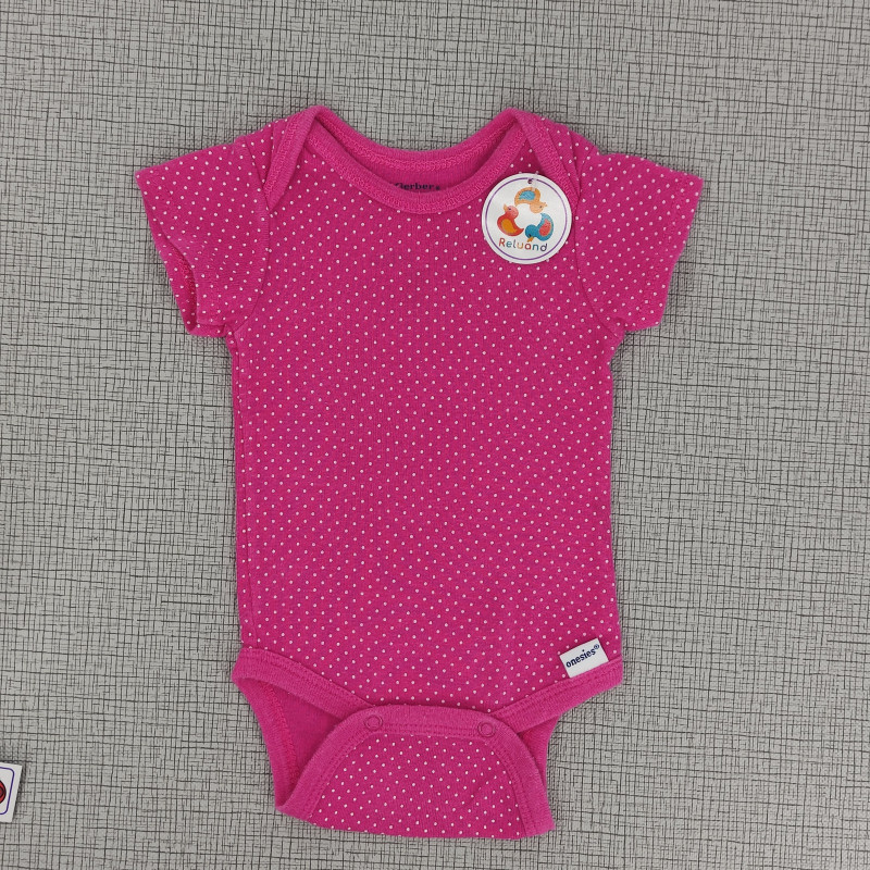 Body fucsia de puntos blancos