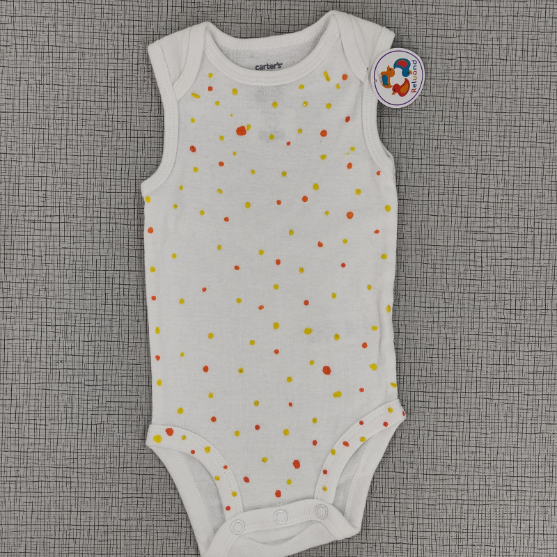 Body blanco con puntos de colores