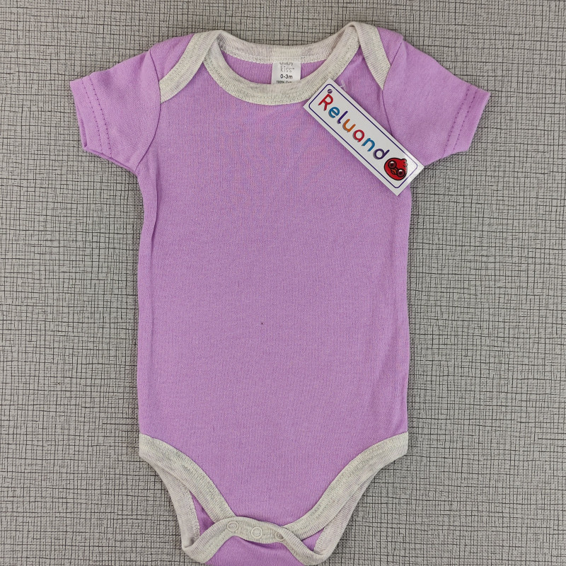 Body morado con filo gris