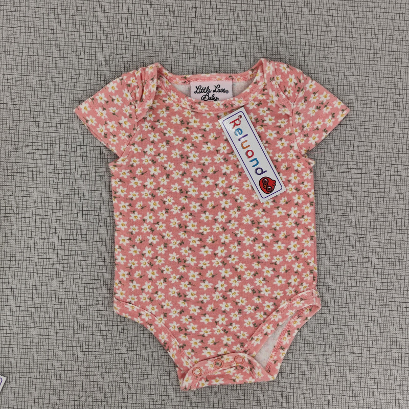 Body rosado con diseño de flores