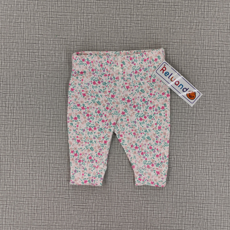 Pantalón con estampado de flores