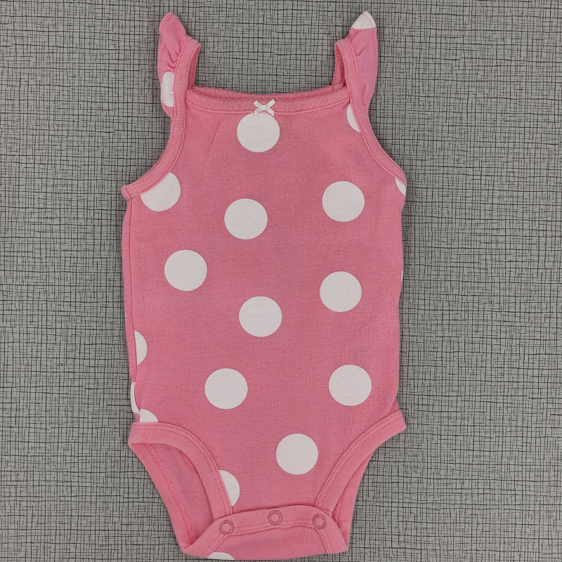 Body rosado con diseño de pepas
