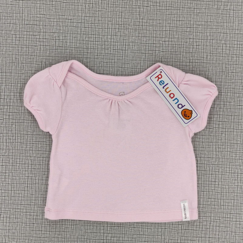 Camiseta sencilla rosa pastel